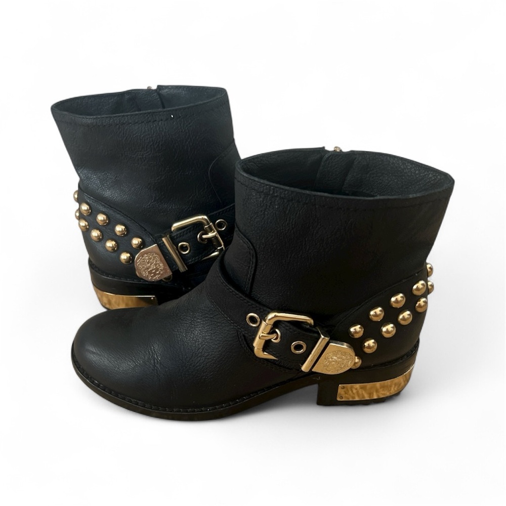 🔥VINCE CAMUTO Studded Moto Ankle Boots – Size 36